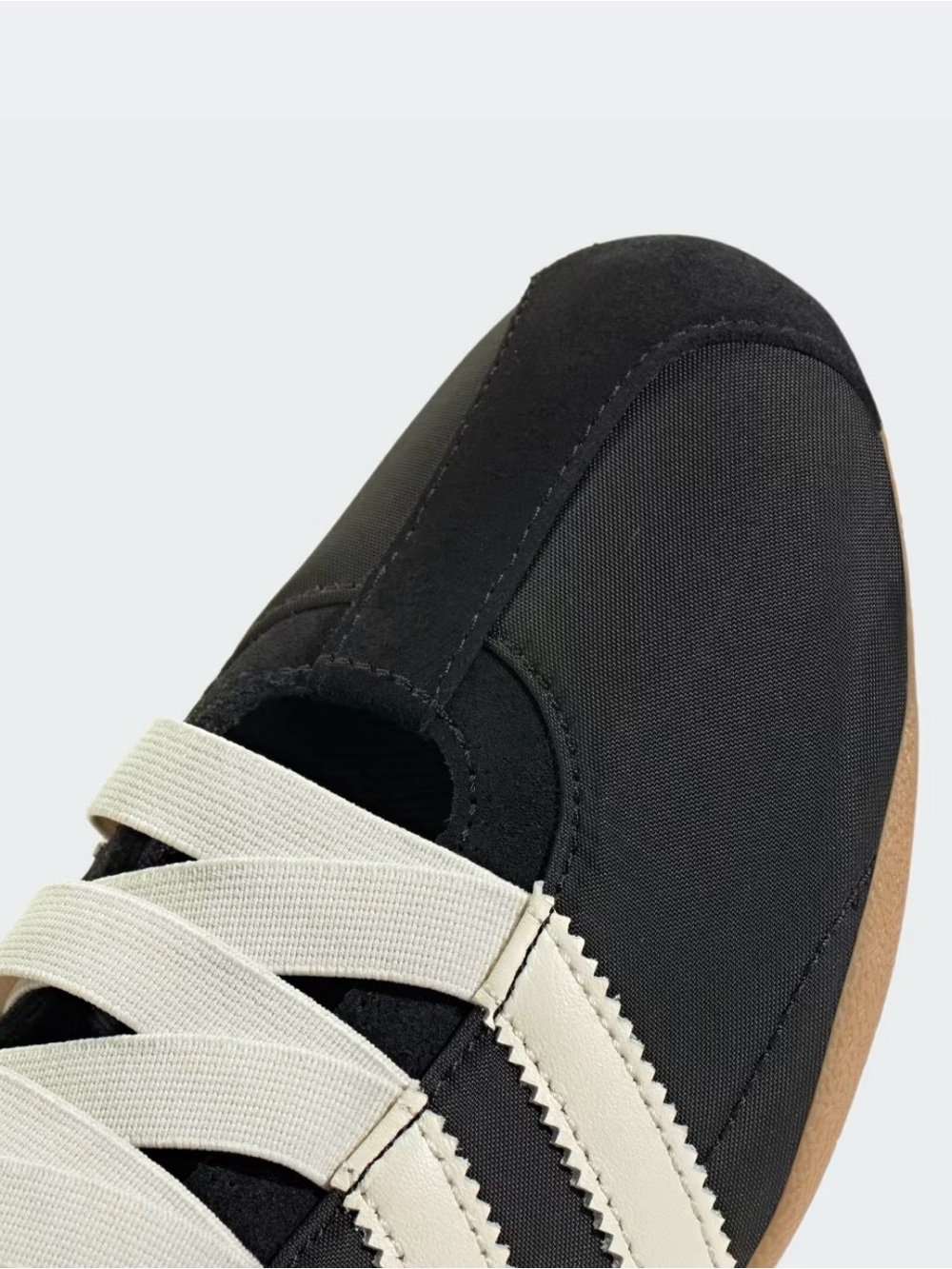 adidas Tokyo Women’s Black and Cream Strap Sneakers - Picture 8 of 8
